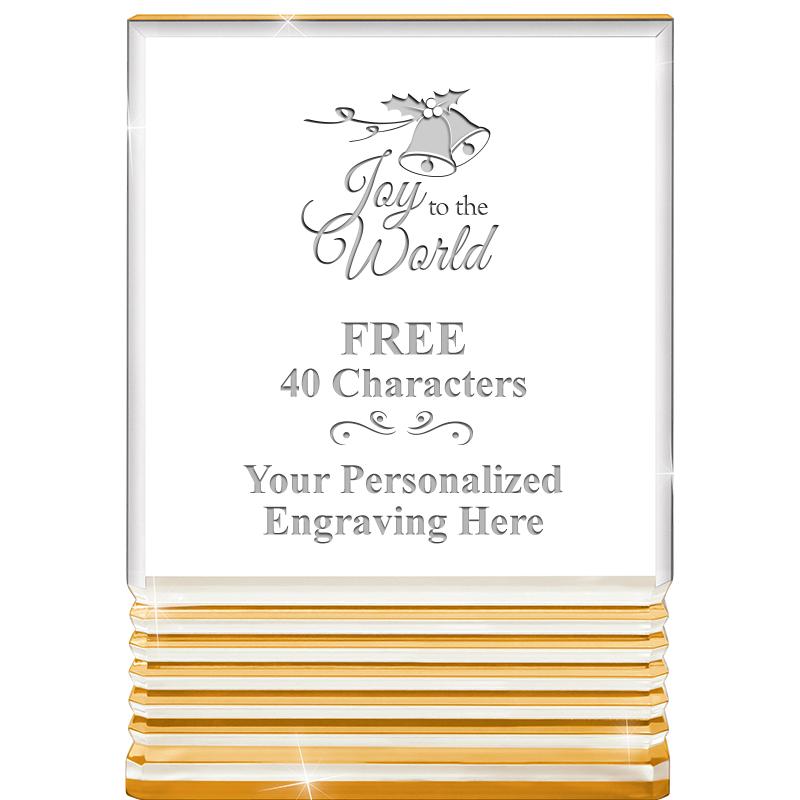 3.5"x5"GOLD ROCKWELL ACRYLIC