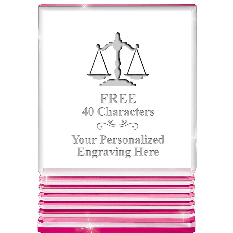 5" PINK ROCKWELL ACRYLIC