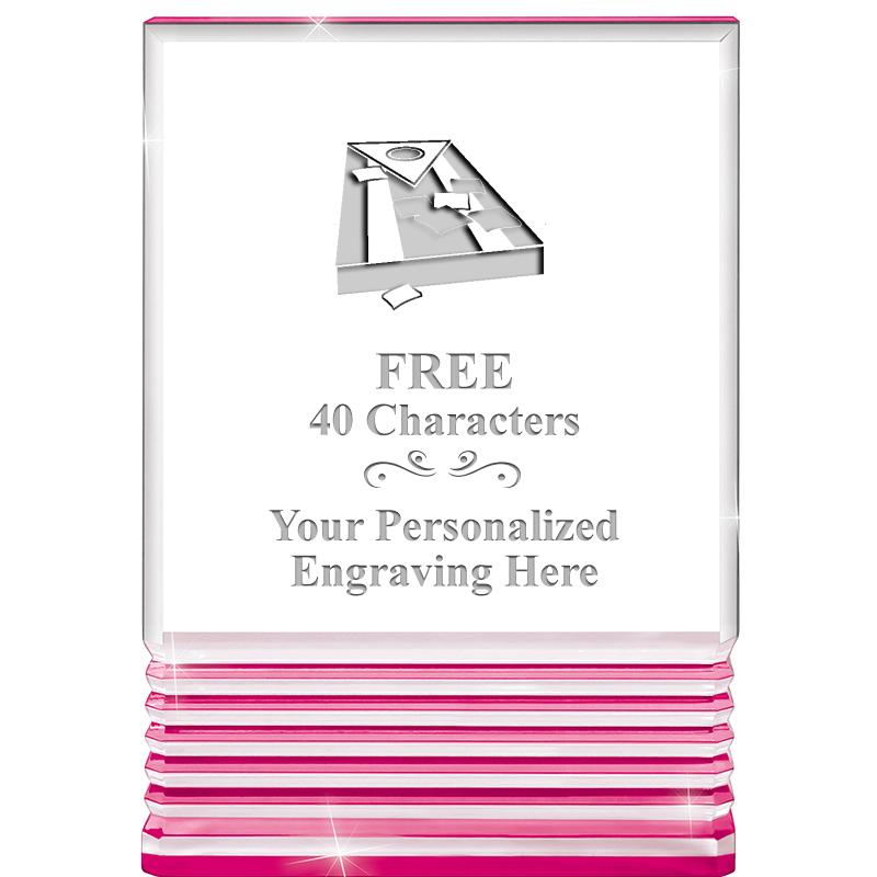 5" PINK ROCKWELL ACRYLIC