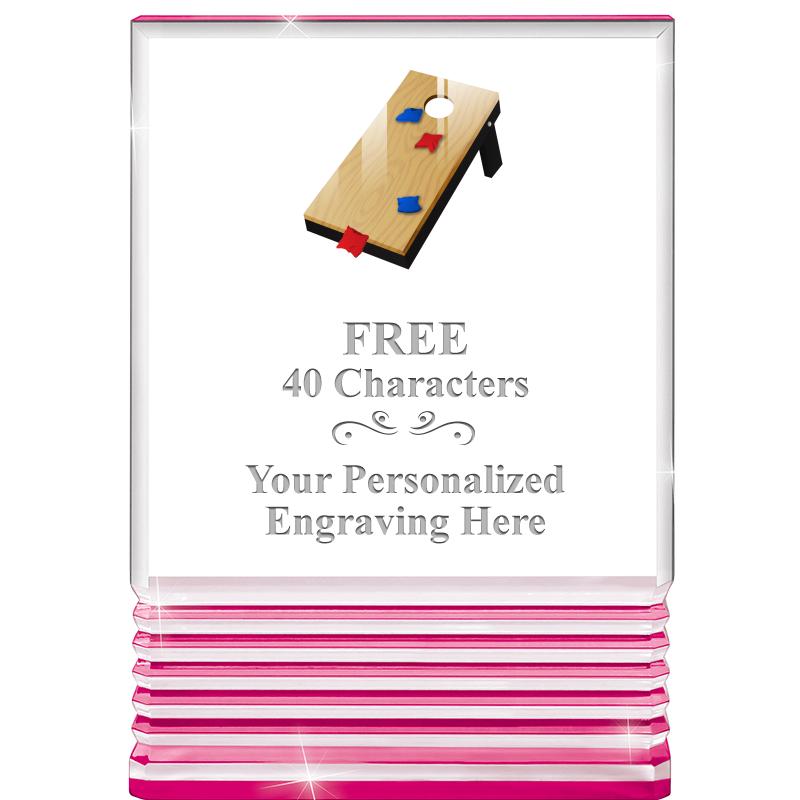 5" PINK ROCKWELL ACRYLIC