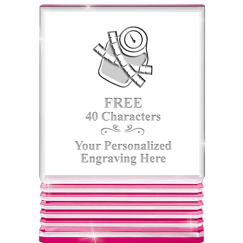 5" PINK ROCKWELL ACRYLIC