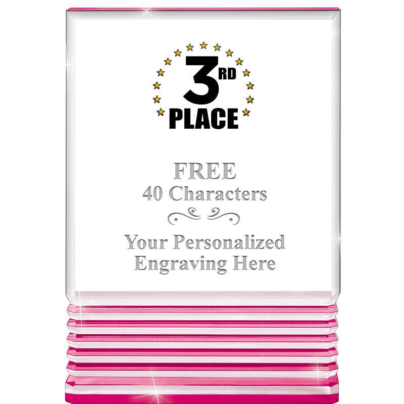 5" PINK ROCKWELL ACRYLIC