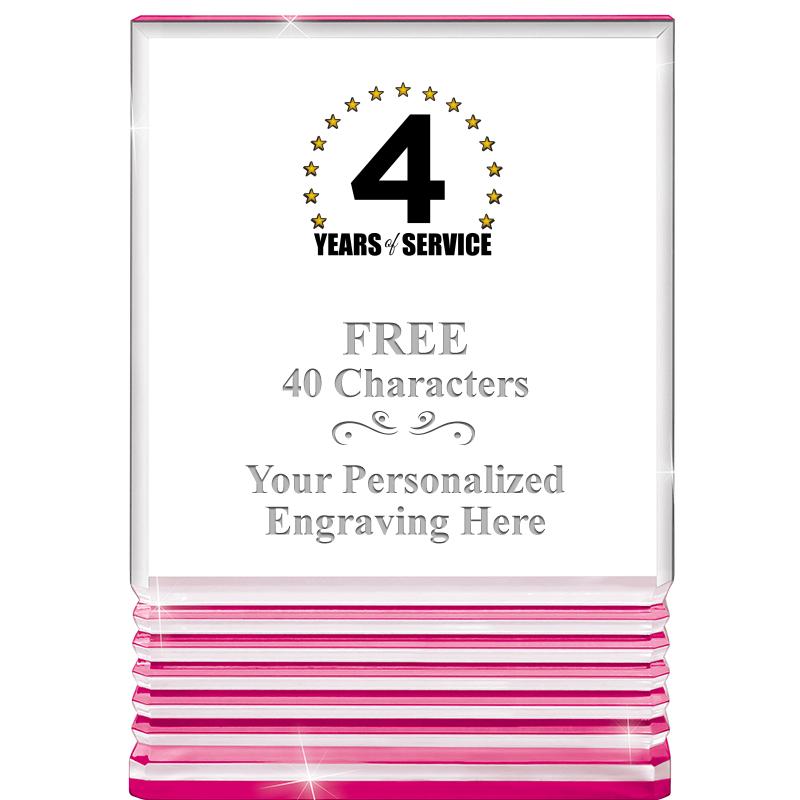 5" PINK ROCKWELL ACRYLIC