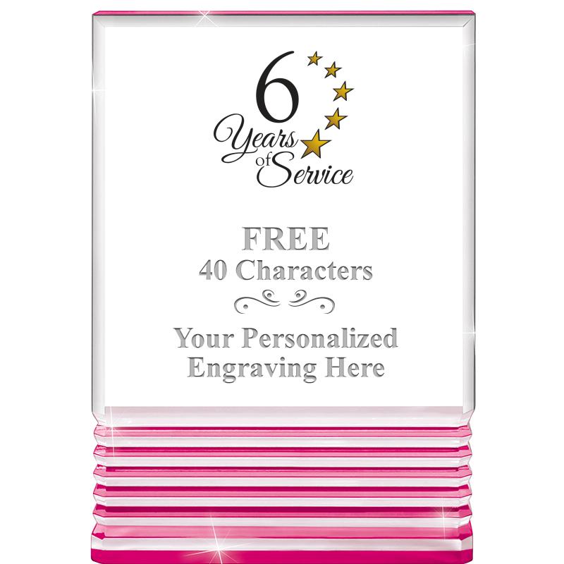 5" PINK ROCKWELL ACRYLIC