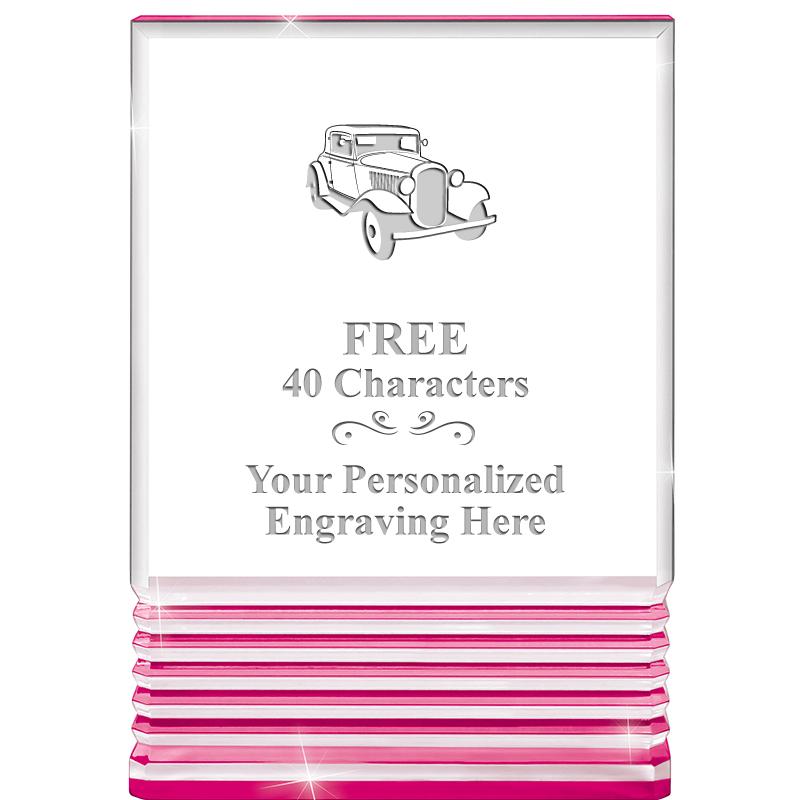 5" PINK ROCKWELL ACRYLIC