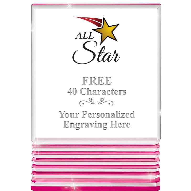 5" PINK ROCKWELL ACRYLIC