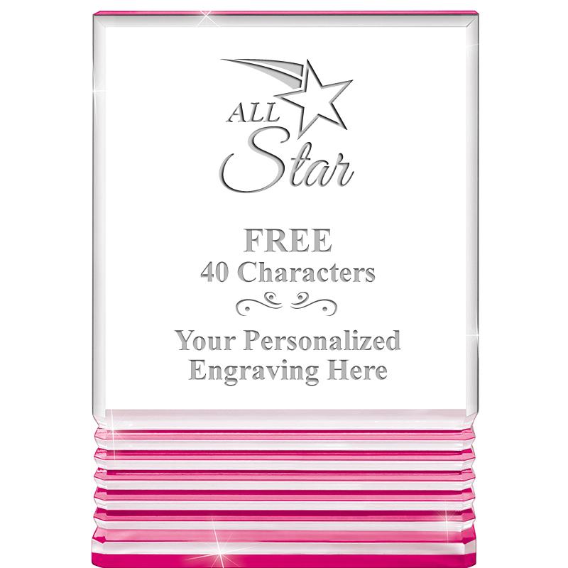 5" PINK ROCKWELL ACRYLIC