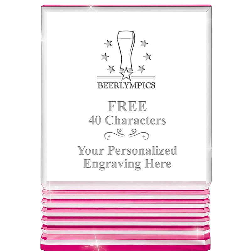 5" PINK ROCKWELL ACRYLIC