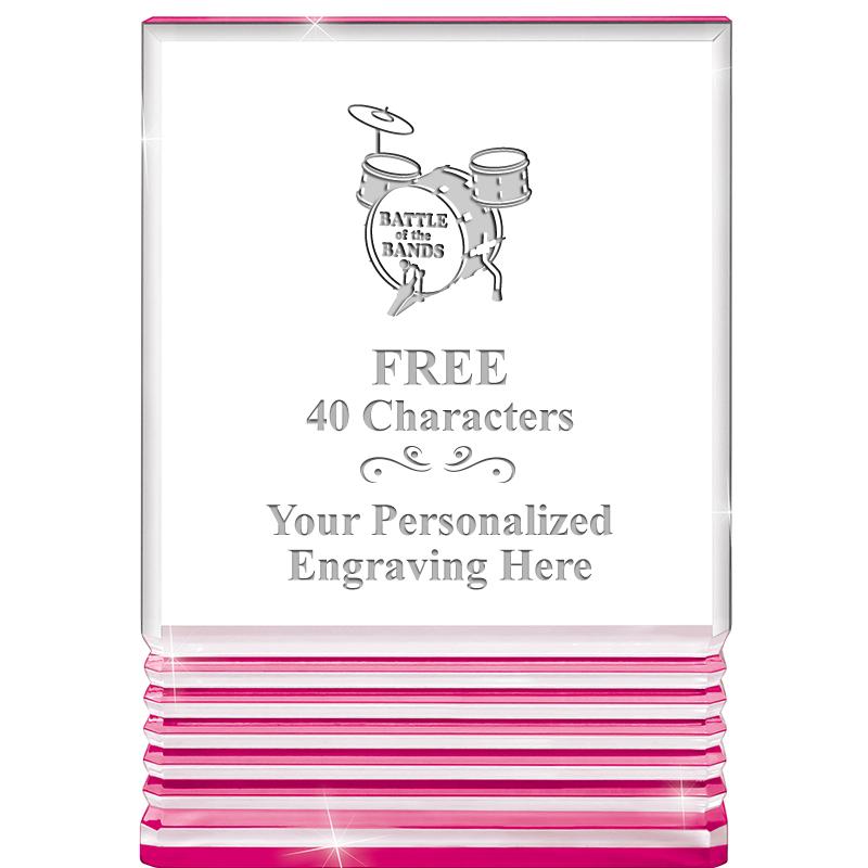 5" PINK ROCKWELL ACRYLIC