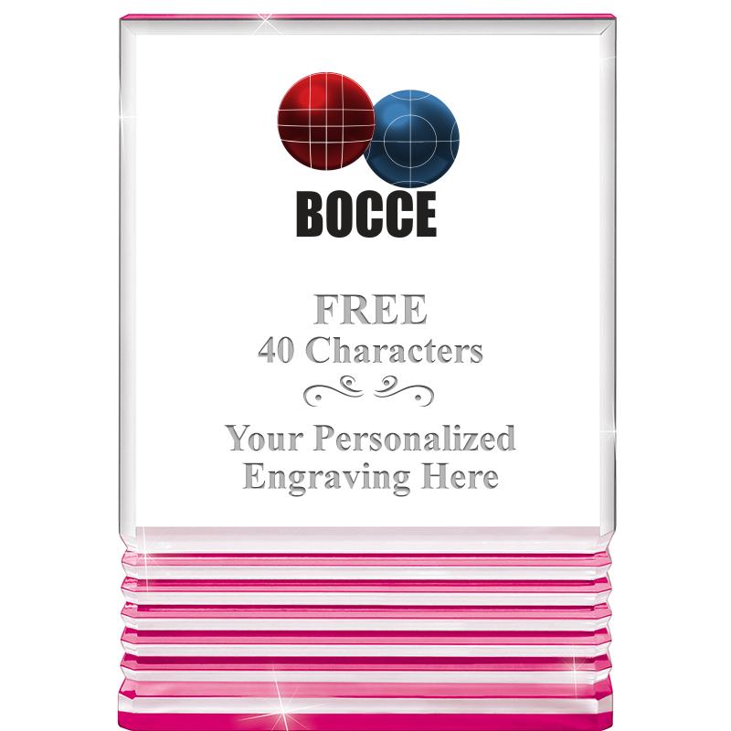 5" PINK ROCKWELL ACRYLIC