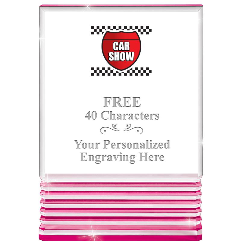 5" PINK ROCKWELL ACRYLIC