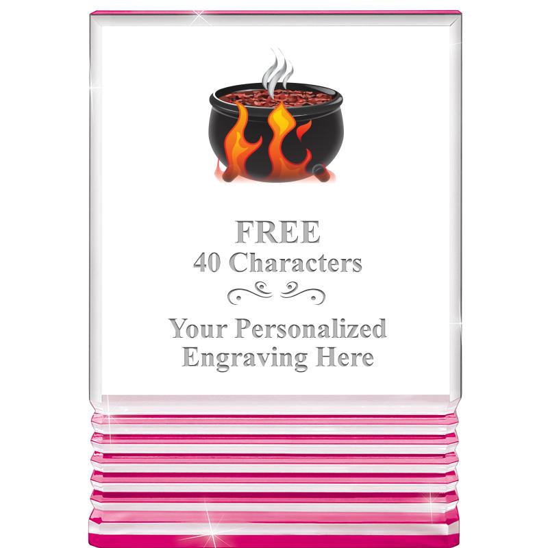 5" PINK ROCKWELL ACRYLIC