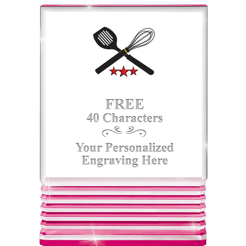 5" PINK ROCKWELL ACRYLIC