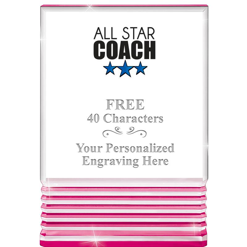 5" PINK ROCKWELL ACRYLIC