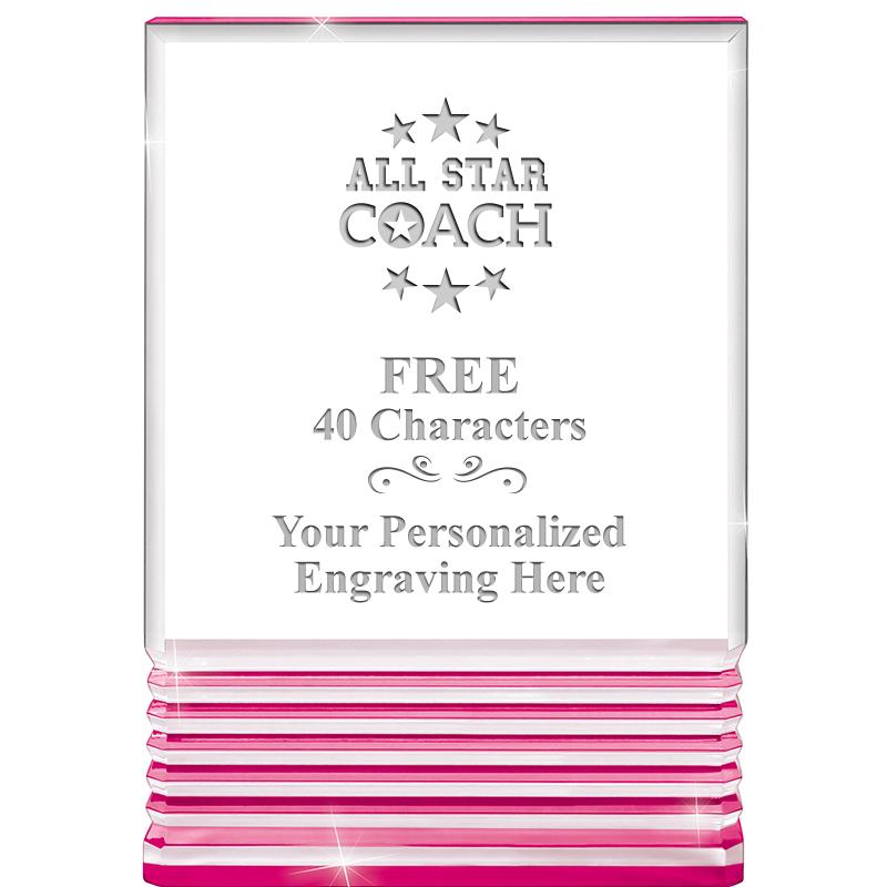 5" PINK ROCKWELL ACRYLIC