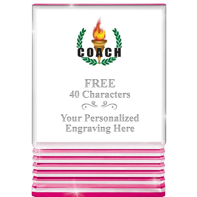 5" PINK ROCKWELL ACRYLIC