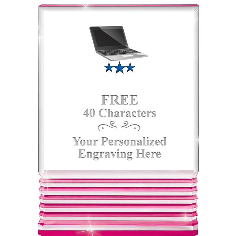 5" PINK ROCKWELL ACRYLIC