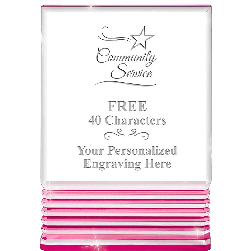 5" PINK ROCKWELL ACRYLIC