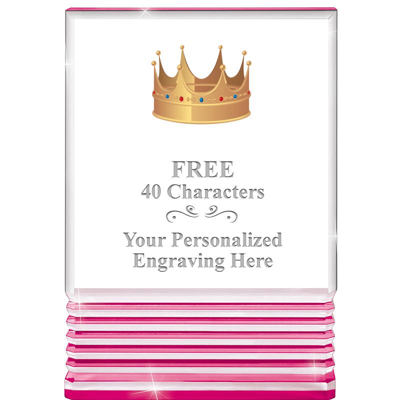 5" PINK ROCKWELL ACRYLIC