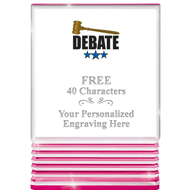 5" PINK ROCKWELL ACRYLIC