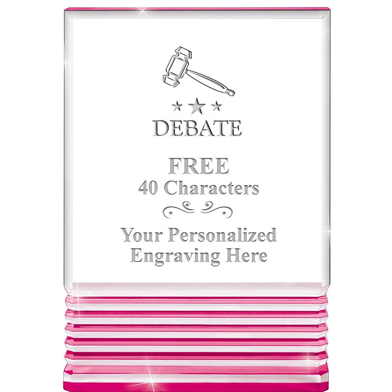 5" PINK ROCKWELL ACRYLIC