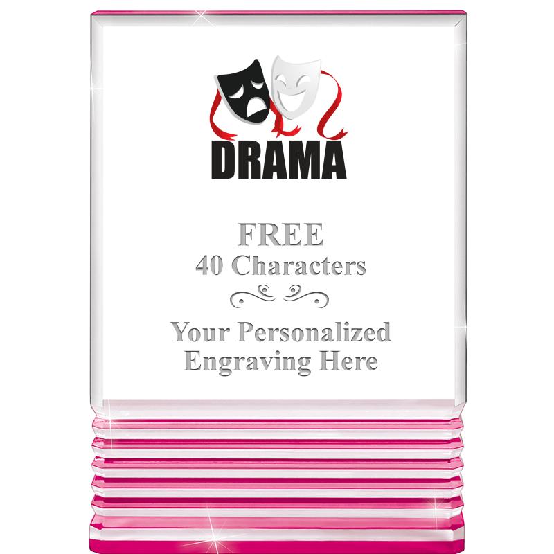 5" PINK ROCKWELL ACRYLIC