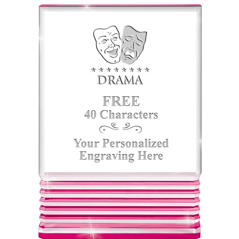 5" PINK ROCKWELL ACRYLIC