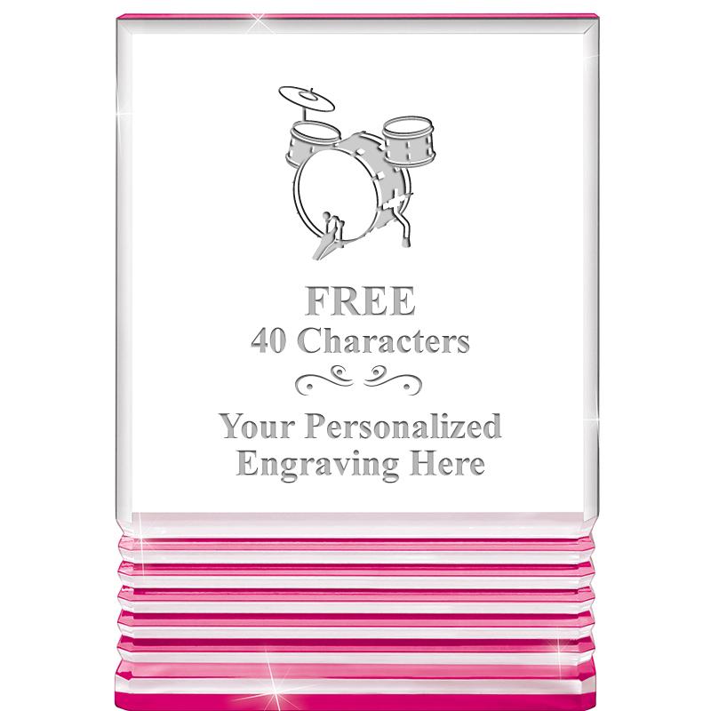 5" PINK ROCKWELL ACRYLIC