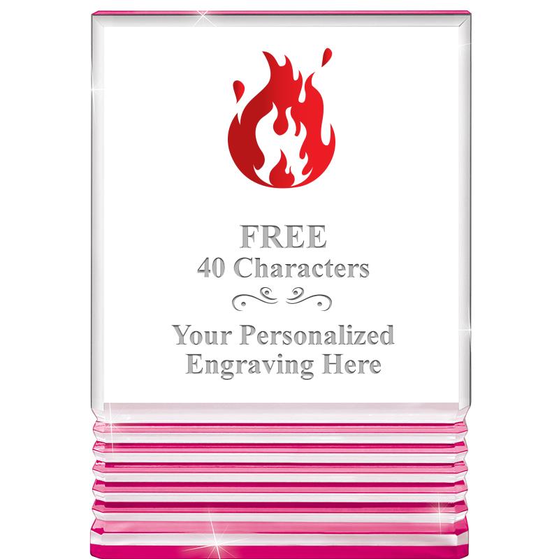 5" PINK ROCKWELL ACRYLIC