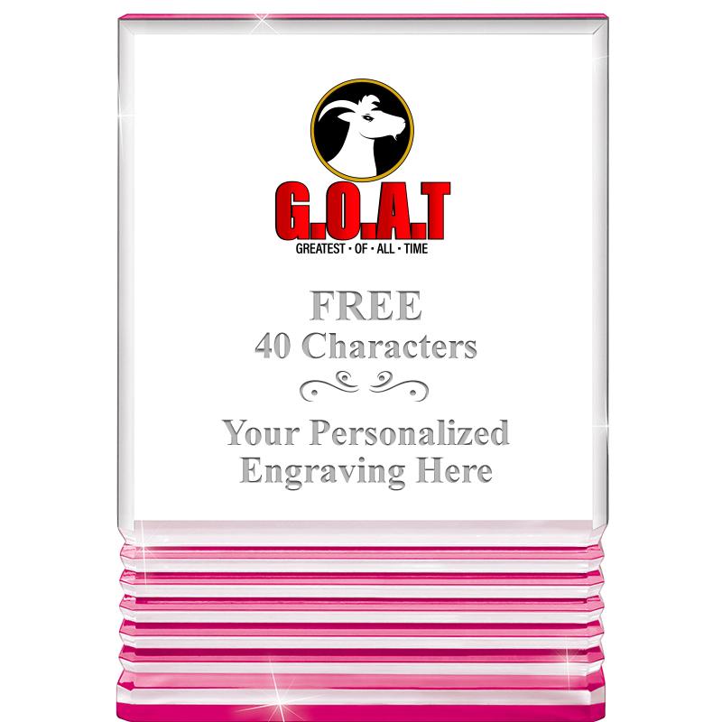 5" PINK ROCKWELL ACRYLIC