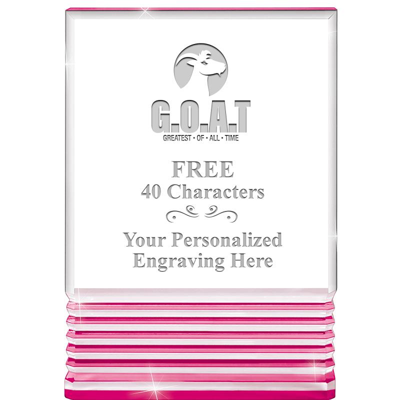 5" PINK ROCKWELL ACRYLIC