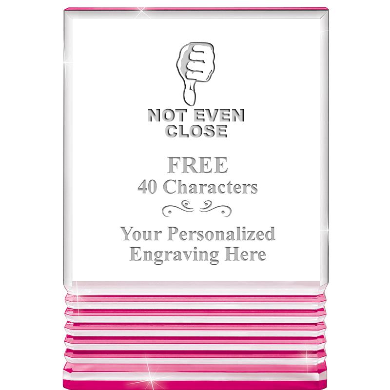 5" PINK ROCKWELL ACRYLIC