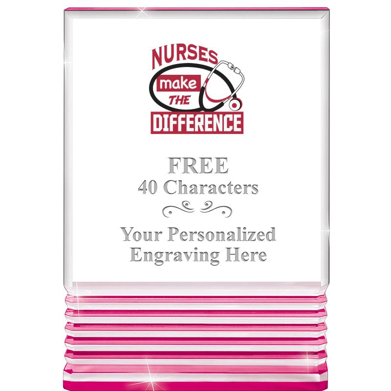 5" PINK ROCKWELL ACRYLIC