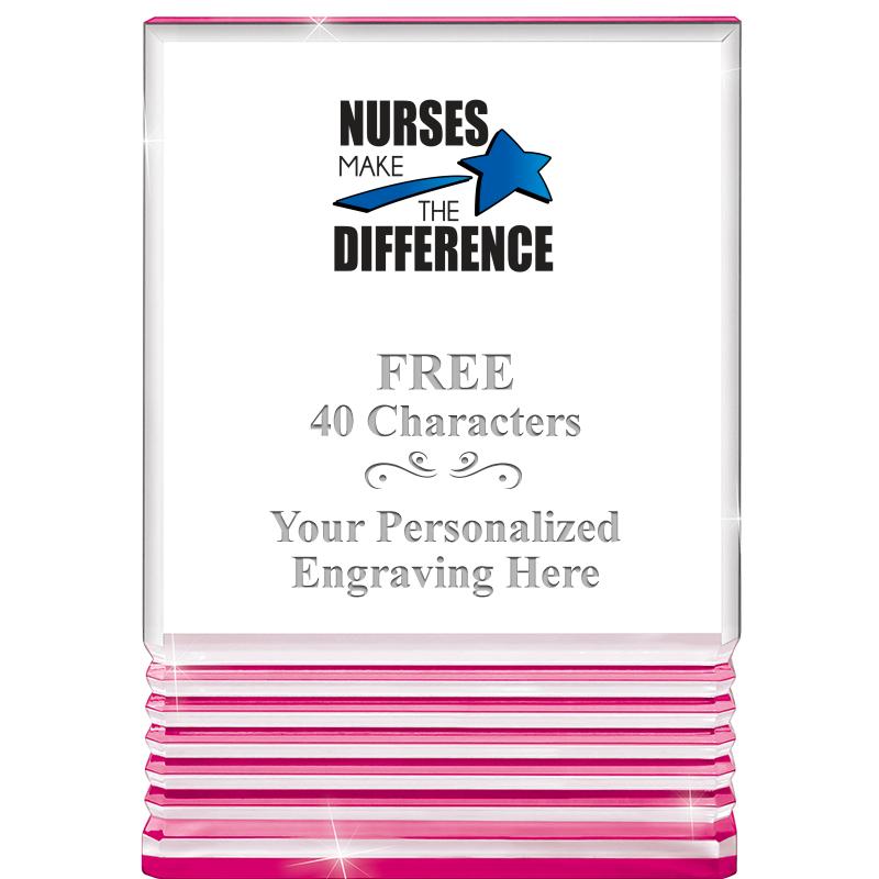 5" PINK ROCKWELL ACRYLIC