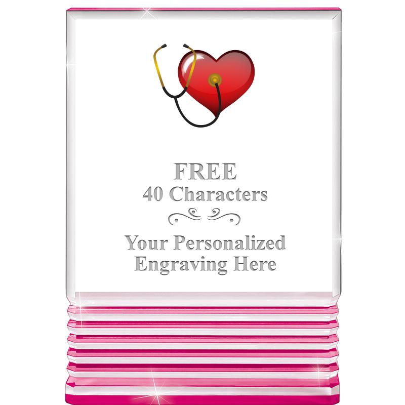 5" PINK ROCKWELL ACRYLIC