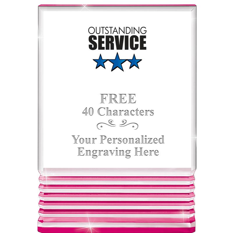 5" PINK ROCKWELL ACRYLIC