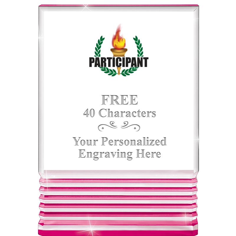 5" PINK ROCKWELL ACRYLIC