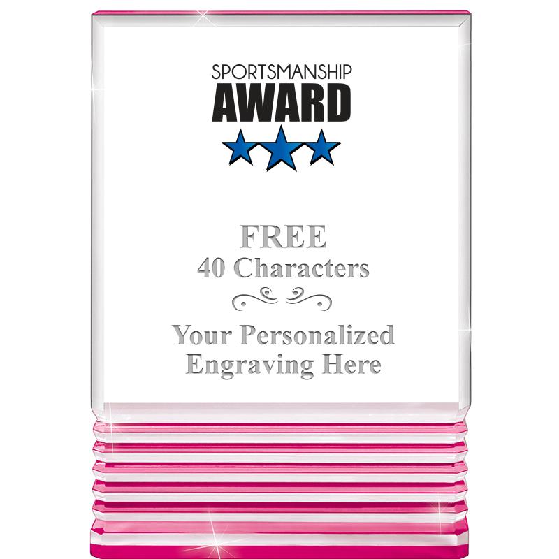 5" PINK ROCKWELL ACRYLIC