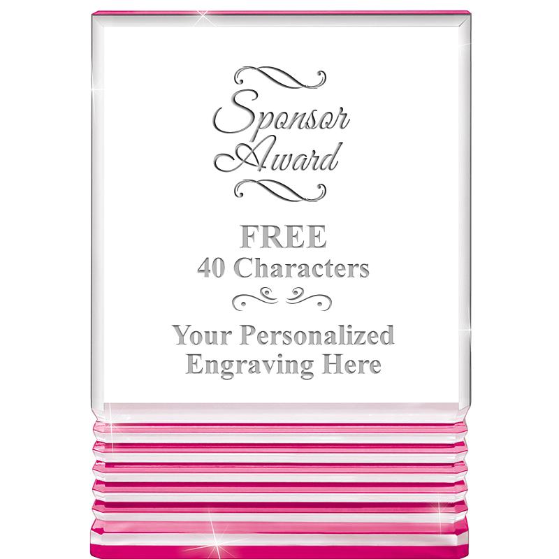 5" PINK ROCKWELL ACRYLIC