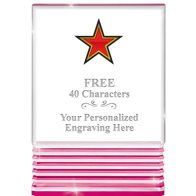 5" PINK ROCKWELL ACRYLIC