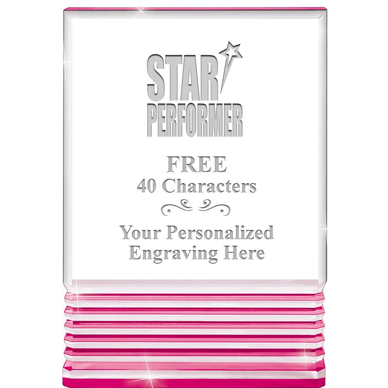 5" PINK ROCKWELL ACRYLIC