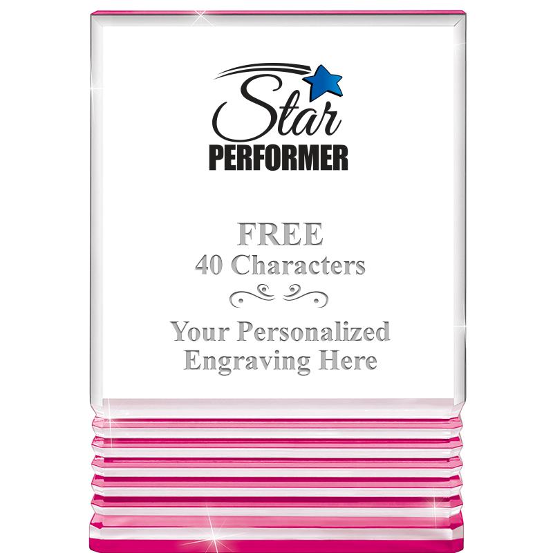 5" PINK ROCKWELL ACRYLIC