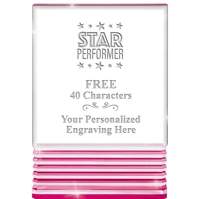 5" PINK ROCKWELL ACRYLIC