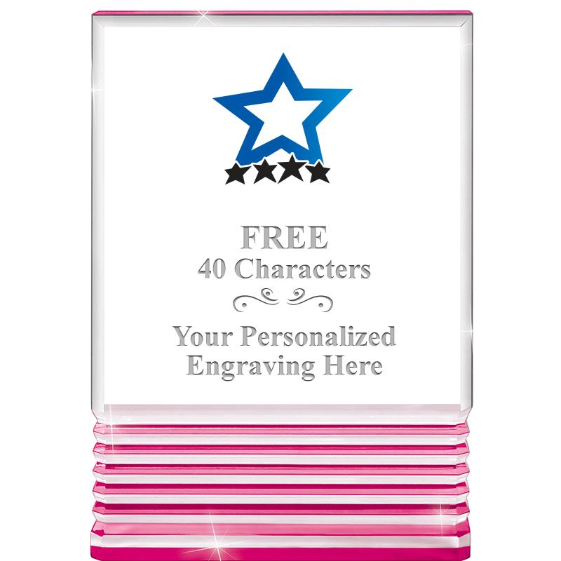 5" PINK ROCKWELL ACRYLIC