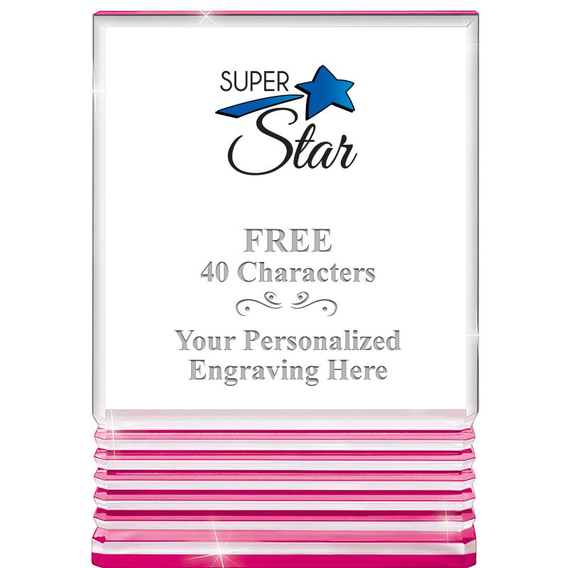 5" PINK ROCKWELL ACRYLIC