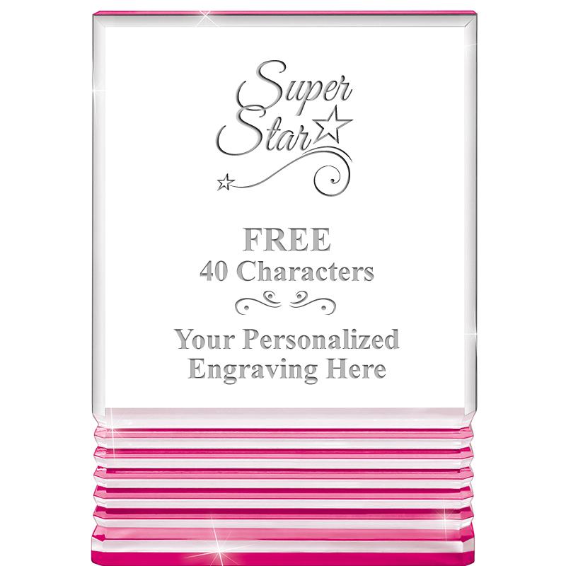 5" PINK ROCKWELL ACRYLIC