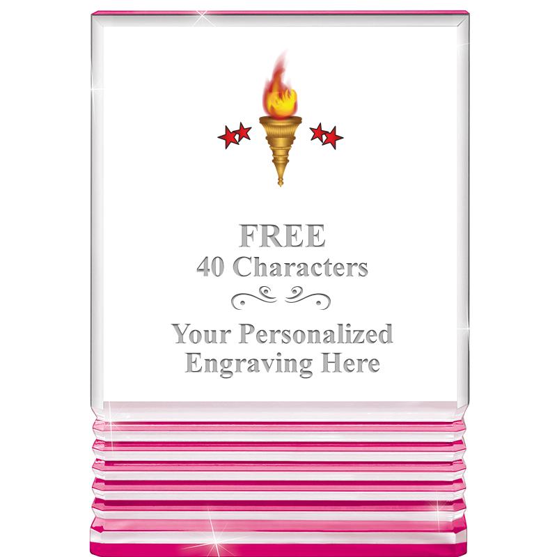 5" PINK ROCKWELL ACRYLIC