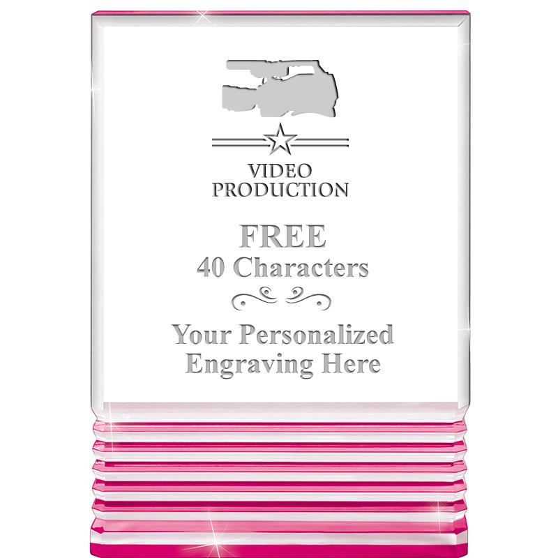 5" PINK ROCKWELL ACRYLIC