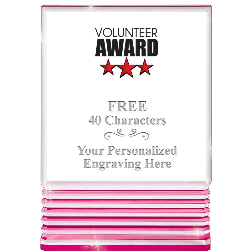 5" PINK ROCKWELL ACRYLIC