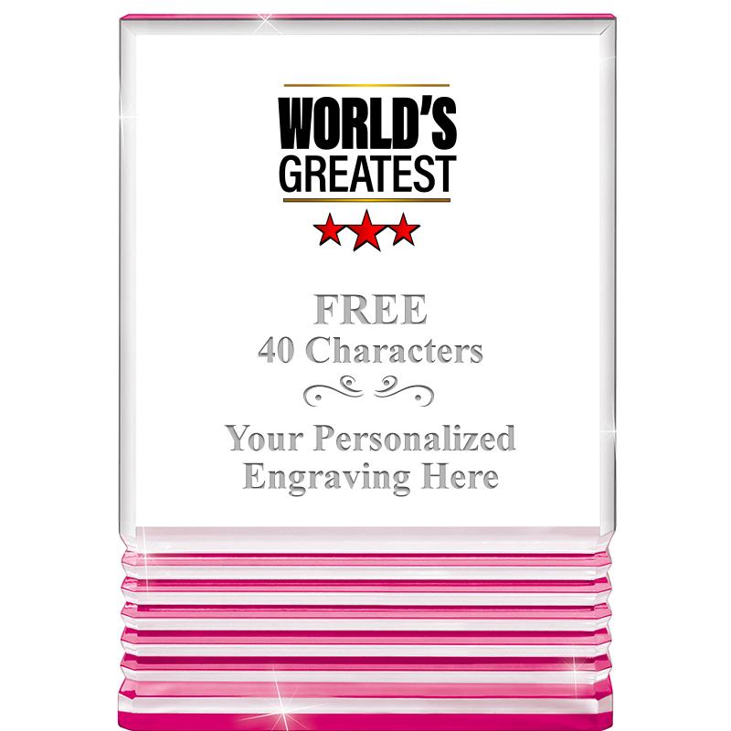 5" PINK ROCKWELL ACRYLIC